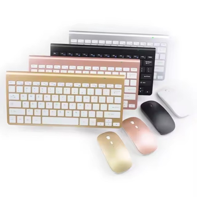 High Quality Office Pc Wireless Keyboard and Mouse Set 2.4G Portable Mini Keyboard Mouse Combo Set for Laptop