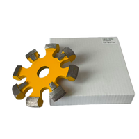 Disque de rainurage pour mur en béton de 120*15MM, soudé au laser, pour rainurage de chauffage au sol