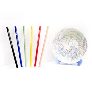 Proveedor de Arte de cerámica bajo vidriado Color de lápiz de Color bajo vidriado decoración lápices bajo vidriado lápices para cerámica