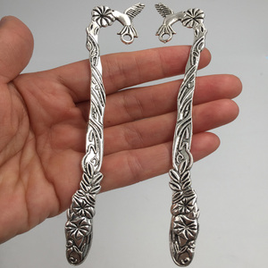 Marcapáginas de pájaro de 120mm, marca de <span class=keywords><strong>Libro</strong></span> <span class=keywords><strong>Tibetano</strong></span>, marcapáginas metálico, artesanía de Metal Zakka, sin níquel y sin plomo - Product Image 1