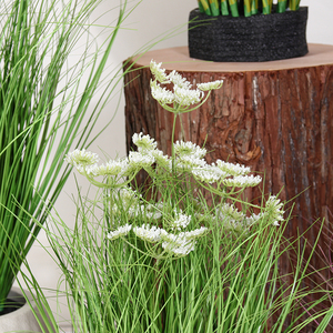 <span class=keywords><strong>Plante</strong></span> artificielle en plastique Gypsophila en pot pour décoration extérieure et intérieure, maison, bureau, jardin, plantes artificielles, faux roseau - Product Image 2