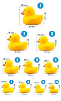 Canards en caoutchouc jaune personnalisés promotionnels PVC jouets de bain flottants pour bébés fonction sonore pour salle de bain ou cadeau de vacances sûr bon