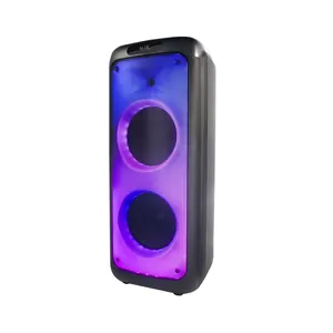 T Pro MAX 150W Power Party Blue-tooth Speaker With MIC/Flame Light Support Guitar Input And USB Large Battery
