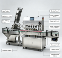 Machine à sertir les canettes multi-spécifications, compatible avec les couvercles en aluminium à ouverture facile de 52 mm, fournie directement par l'usine
