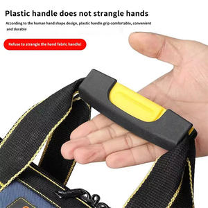 Sac à main de jardinage portable en nylon et polyester, anti-chute, robuste, kit d'outils de maintenance professionnel, sacs à outils d'électricien - Product Image 3