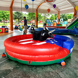 Offre Spéciale : Machine de Combat de Taureau Gonflable Personnalisée pour Parc d'Attractions avec Taureau de Rodeo et Matelas Gonflable à Vendre - Product Image 1