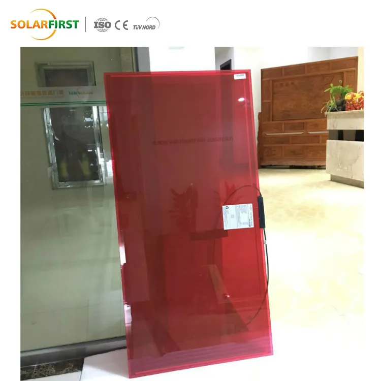 40% Trong Suốt Frameless Glass Solar Panel Hiệu Suất 20%