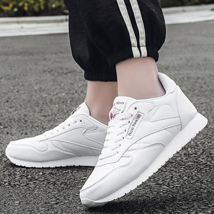 Zapatos para Caminar de Moda, Mocasines para Hombre y Mujer, Blancos, Planos, Famosos, para Entrenamiento, Regreso a Clases, Talla Grande, Ligeros y Resistentes - Product Image 3