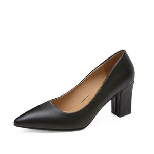 Wholesale Usa Mairun Four Seasons New Casual Style Clothing Chains Single Shoes Women's Thick <b>Heels</b> Custom Logo Supported <b>Size</b> - Product Image 1