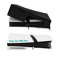 Funda Protectora de Tela de Nailon Oxford con Recorte para Consolas de Juegos PS5 Pro, Funda Protectora Horizontal Negra