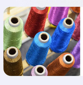 Gold and Silver for Lurex Thread Metallic Polyester <strong>Sparkle</strong> <strong>Yarn</strong> for Embroidery Knitting Bracelet Decor Clothes Weaving - Product Image 1