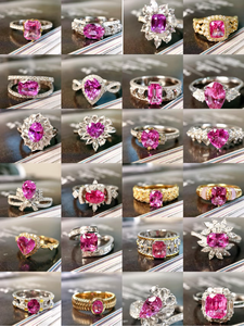 مجوهرات Qinglong بالجملة مخصصة فضفاضة مختبر نمت الأحجار الكريمة شكل فاخر مختبر نمت الياقوت والأحجار الكريمة الوردي الساخن - Product Image 4