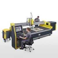 Nouvelle conception YUANLI, machine de découpe à jet d'eau multifonctionnelle pour métal, pierre, verre, caoutchouc, mousse, CNC 3D 5 axes