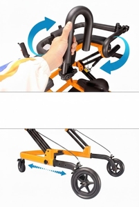Rehabilitation Device Upright <b>Walker</b> Adjustable Height Children To Adult CP Standing <b>Frame</b> Mobility Aid for Gait Training - Product Image 3