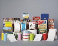Machine d'impression flexographique d'étiquettes adhésives en papier BOPP PE PP colorées UTR320-6, imprimante de presse pour sacs en polyéthylène HDPE HDPP