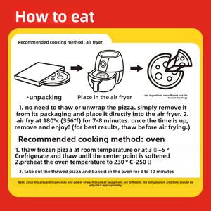 Confezione da 4 <span class=keywords><strong>Pizza</strong></span> al Formaggio per Bambini, Colazione Istantanea, Riscaldabile al Microonde, Pronta da Mangiare - Product Image 2