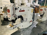 Machine à coudre électronique VMA en promotion, machine à point de recouvrement avec dispositif de changement de bouton facile pour usine de confection