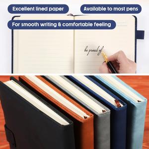 สมุดบันทึกปกแข็งลายหนัง A3 แบบสันห่วง สำหรับโปรโมชั่น ปิดด้วยแม่เหล็ก 80 แผ่น หน้ากระดาษคุณภาพสูง AF - Product Image 3