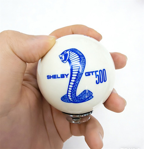 Pomello del Cambio per Ford Mustang, <span class=keywords><strong>Nero</strong></span> Stile <span class=keywords><strong>Cobra</strong></span>, 5 Velocità - Product Image 3