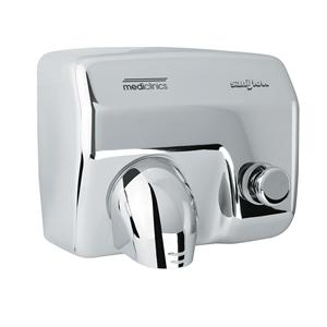 Asciugamani Elettrico Saniflow Cromato con Pulsante Mediclinics da Parete - Product Image 1