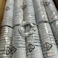 Cable de Carga Rápida de 1m 2A, Cable de Carga Rápida TPE Tipo-C a Tipo-C para Teléfono