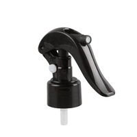 Pulvérisateur à gâchette miniature en plastique PP transparent noir et blanc de 24 mm et 28 mm pour le nettoyage des vitres de voiture