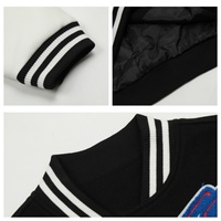Blouson universitaire personnalisé unisexe à double boutonnage, patchwork, en tissu effet peau de mouton, avec lettres brodées et imprimées, style Letterman, coupe-vent et décontracté