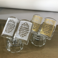 Offre Spéciale faveurs de mariage cristal coran livre avec une base légère islamique articles cadeaux/cadeaux de cristal islamique