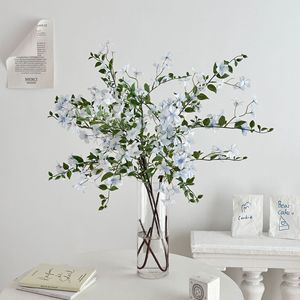 Flores Artificiales, Arreglo Floral de Seda, Rosa Oscuro, Rosa Claro, Decoración del Hogar, Accesorios para Bodas, Alta Simulación - Product Image 2