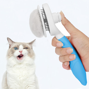 Long Hair <b>Pet</b> Comb for Cat Dog Dense Pin <b>Brush</b> with Fine Teeth for Matted Fur and Deshedding - Product Image 2
