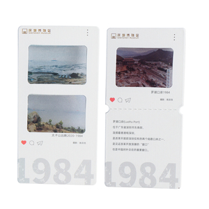 Nhỏ-lô tùy chỉnh in giấy nghệ thuật Bảo tàng kỷ niệm thẻ kinh doanh bù đắp in thiệp chúc mừng Bộ sưu tập - Product Image 2