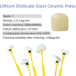 LEONGY Lingot de pressée en verre-céramique au disilicate de lithium <span class=keywords><strong>dentaire</strong></span>, haute translucidité, esthétique naturelle, pour placages, couronnes et incrustations - Product Image 3