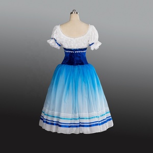 Personalizado de una pieza Floral <span class=keywords><strong>Tutu</strong></span> Bailarina Giselle Vestido de baile para niñas Ballet profesional Tutus Diseño impreso para niños - Product Image 3