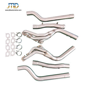 Sistema de Escape de Acero Inoxidable T304 JTLD, Tubo de Escape Intermedio y Colector para Benz W204 C63 <span class=keywords><strong>AMG</strong></span> con Volante a la Izquierda - Product Image 1