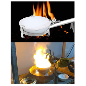 Crisol de cerámica de cuarzo resistente a altas temperaturas, plato de fusión de sílice fundido - Product Image 5