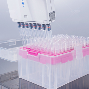 Autres fournitures de laboratoire : Micropipettes stériles avec filtre 300μL, embouts transparents en rack - Product Image 5