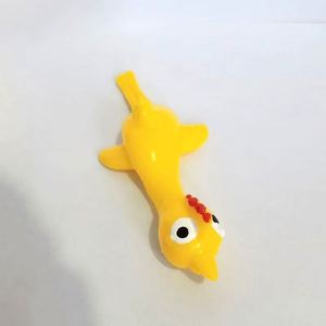 Juguete Antiestrés Personalizado - Pollo Lanzable Novedoso, Pollo de Tirachinas Divertido para Bromas, Gadget de Alivio del Estrés de Material Suave TPR - Product Image 6