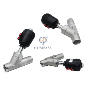 Precio Entrega rápida 1,25 pulgadas 32MM Certificación de calidad Venta caliente Válvulas de asiento de ángulo neumático de soldadura de calidad con cabeza de plástico - Product Image 6