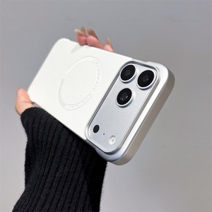 Funda de Cuero de Lujo para Apple iPhone 17 Pro Max 16e 15 14 13 12 11 16 Plus, Textura Simple, Funda sin Bordes para iPhone 17 Pro Max - Product Image 5