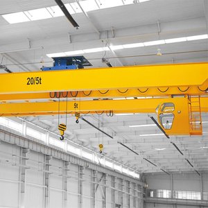 Grúa puente monorraíl móvil de doble carro, ruedas de riel de 3/5/10/20 toneladas, precio de grúa de taller aéreo Puente <span class=keywords><strong>Grua</strong></span> eléctrico - Product Image 2