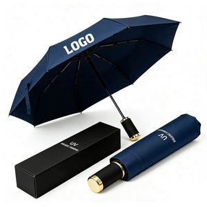 Parapluie manuel classique pliable portable 8K, protection solaire extérieure, personnalisable, cadeau promotionnel, vente chaude - Product Image 1