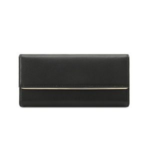 <span class=keywords><strong>Portefeuille</strong></span> pour femmes, design tendance, pochette en <span class=keywords><strong>cuir</strong></span> véritable, cadre métallique, <span class=keywords><strong>portefeuille</strong></span> à trois volets pour femmes - Product Image 5
