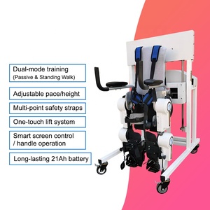 Andador y <span class=keywords><strong>Rollator</strong></span> Robótico Ligero, Plegable y Ajustable para Rehabilitación de Miembros Inferiores con Dispositivo de Asistencia Móvil - Product Image 4