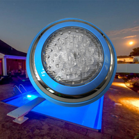 Yaokinglite YK-SP601 36W Projecteurs LED RGB Haute Puissance Muraux pour Piscine en Acier Inoxydable 304 24V IP68 Dimmables pour Aménagement Paysager