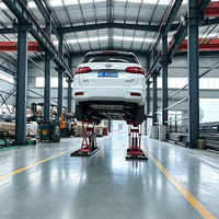 Elevador Hidráulico de Tijera Portátil de 3.5 Toneladas de Elevación Media Sin Enlace Cruzado, Certificado CE para Talleres de Reparación de Automóviles
