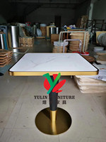 Table basse de style marbre, noir, or, prix d'usine