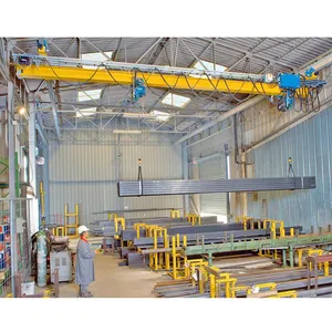 Strong Rigidity Single Girder 2 Ton New European Style Bridge Crane For Sale