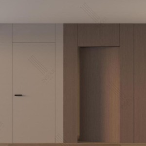 Panneaux muraux modernes classiques en WPC et panneaux Conception de porte cachée étanche pour l'appartement - Product Image 3