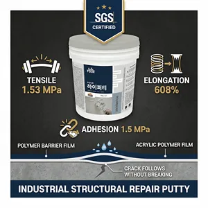 Masilla de Reparación Estructural Industrial de Alta Resistencia, Relleno Sólido Fuerte para Restauración de Ingeniería de Hormigón - Product Image 5