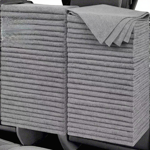 ผ้าไมโครไฟเบอร์เนื้อนุ่มพิเศษ ขนาด 16x16 นิ้ว ซับน้ำเร็ว ไม่เป็นขุย สำหรับทำความสะอาดบ้านและรถยนต์ ผ้าอเนกประสงค์ - Product Image 5